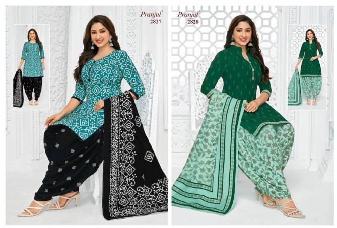 Preksha Vol 28 By Pranjul Printed Cotton Dress Material
